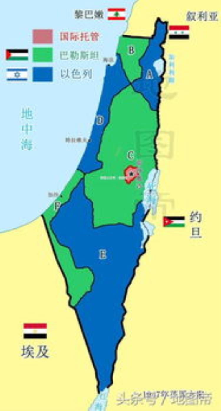 世界地图 巴勒斯坦,世界著名旅游地图